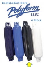 4 x Polyform Fender Typ G 1 schwarz
