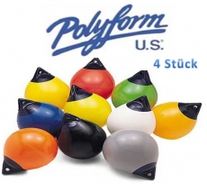 4 x Kugelfender Typ - A 0 blau, 292mm, Ø 203mm 4 x Kugelfender Typ - A 0 blau, 292mm, Ø 203mm