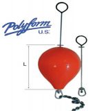 Anlegeboje Polyform Typ CMB-3 Lnge 580mm Farbe: gelb