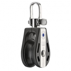 Block mit 1 Rolle und Wirbel aus der S-Block Serie Block mit 1 Rolle und Wirbel aus der S-Block Serie