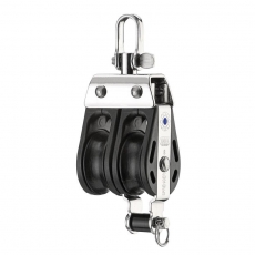 Block mit 2 Rollen, Wirbel und Hundsfott aus der S-Block Serie