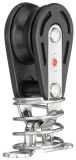 Block mit 1 Rolle, montierter Feder und Fenderse aus der S-Block Serie