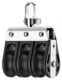 Block mit 3 Rollen und Wirbel aus der S-Block Serie