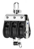 Block mit 3 Rollen, Wirbel und Hundsfott aus der S-Block Serie