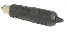 Stecker mit Sicherung + LED rot 12V