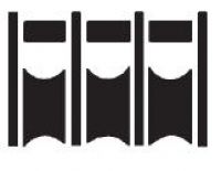 Sprenger Kugellagerblock 3 Rollen mit Bgel und vernietetem Wirbel