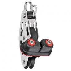 Niederholertalje mit 5 Meter eingespleisstem Tauwerk  6 mm Blcke: 35021 001 55 und 35123 001 55