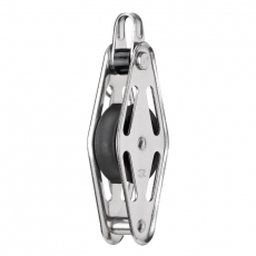 Sprenger - 10mm Gleitlagerblock mit 1 Rolle, Bügel und Hundsfott Sprenger - 10mm Gleitlagerblock mit 1 Rolle, Bügel und Hundsfott