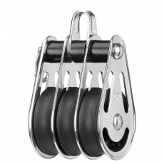 Sprenger - 10mm Gleitlagerblock mit 3 Rollen und Bügel Sprenger - 10mm Gleitlagerblock mit 3 Rollen und Bügel