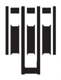 Sprenger - 10mm Gleitlagerblock mit 3 Rollen, Bgel und Hundsfott