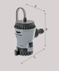 Johnson Aqua Void Kartuschen-Bilgepumpe 500 ghp, 12V