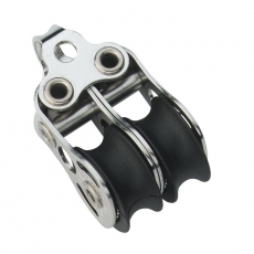 Niederholertalje mit 5 Meter eingespleisstem Tauwerk  6 mm Blcke 35322 600 55 und 35317 600 55