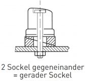 HS Sprenger Schotklemme komplett HT13 mit Spezial-Fhrung