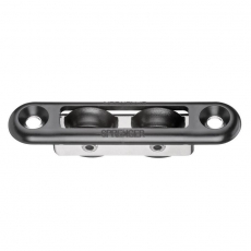 Micro xs Einlassblock 2 Rollen Rolle Kunststoff 19 x 8mm für 6mm Tau Micro xs Einlassblock 2 Rollen Rolle Kunststoff 19 x 8mm für 6mm Tau