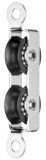 Micro xs Einlassblock 2 Rollen Rolle Kunststoff 19 x 8mm fr 6mm Tau