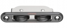 Einlassblock 2 Rollen Rolle Kunststoff 27 x 11mm für 8mm Tau Einlassblock 2 Rollen Rolle Kunststoff 27 x 11mm für 8mm Tau