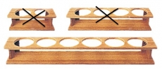 Wandhalter aus Teakholz für 6 Gläser Maße 600x87x90mm Wandhalter aus Teakholz für 6 Gläser Maße 600x87x90mm
