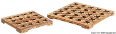 Untersetzer aus Teakholz Maße 200x200mm Untersetzer aus Teakholz Maße 200x200mm
