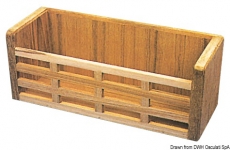Kompakte Ablage aus Teakholz Maße: 280x100x105mm (Höhe) Kompakte Ablage aus Teakholz Maße: 280x100x105mm (Höhe)
