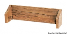 Küchenrollenhalter aus Teakholz Maße 310x97x90mm Küchenrollenhalter aus Teakholz Maße 310x97x90mm
