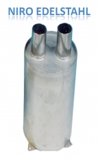 Wassersammler NIRO Edelstahl 304 vertikale fr 45mm Schlauch