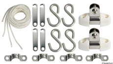 Hohes Sonnenverdeck mit 3 B�gen Farbe wei� Breite 160 170cm