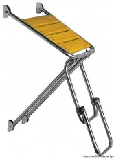 Badeplattform 58 x 52cm mit zweistufig Badeleiter