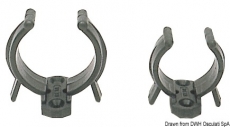 Clips aus Nylon zur Befestigung verschiedener Gegenstände schwarz 23mm Clips aus Nylon zur Befestigung verschiedener Gegenstände schwarz 23mm