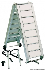 Gangway mit groen Sttzen Ausfhrung klappbar Lnge 3100mm