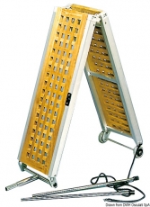 Gangway aus Eloxal zusammenklappbar Lnge 2100mm