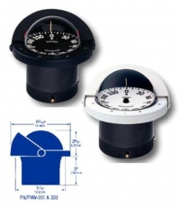 Einbaukompass Ritchie Navigator FN 201 schwarz