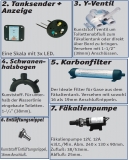 Fkalientank-Satz Tank mit eingebauter Fkalienpumpe 12 V und Zubehr 50 L