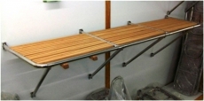 Badeplattform Plattform Teakholz NIRO 2000 x 550mm BBN23 Badeplattform Plattform Teakholz NIRO 2000 x 550mm BBN23