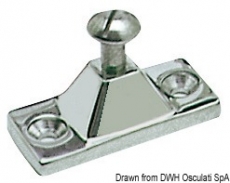 Wandbeschlag 50x22 mm fr Sonnenverdecke Bimini Sonnentops