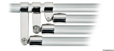 Gabelgelenke für Dreifachbogen 30mm Rohr, Abstand A 113mm Gabelgelenke für Dreifachbogen 30mm Rohr, Abstand A 113mm