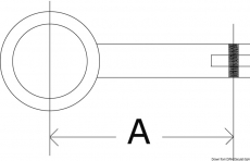 Gabelgelenke fr Dreifachbogen 30mm Rohr, Abstand A 113mm