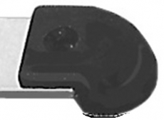 2 Endstücke aus schwarzem Nylon für Art 61.591.01 2 Endstücke aus schwarzem Nylon für Art 61.591.01