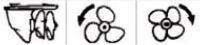 Propeller VOLVO PENTA Alu-Schriffsschrauben fr DP 280/290 Typ A7