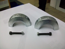 Anode Wellendurchmesser von 25mm Wellenanode Zink in Ringform
