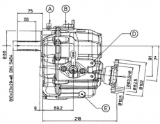Bootswendegetriebe TECHNODRIVE TMC 60A Vorw�rtsuntersetzung 2,00