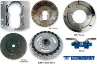 Sae-4 Flansch (H=12,5mm) fr Technodrive Getriebe TM93