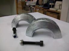 Anode Wellendurchmesser von 25mm Wellenanode Aluminium in Ringform