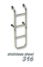 Badeleiter 4 stufig aus NIRO min. Spiegelh�he 390 mm BBN3