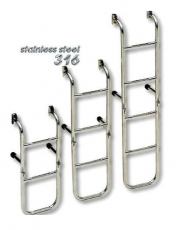 Badeleiter 4 stufig aus NIRO min. Spiegelh�he 390 mm BBN3