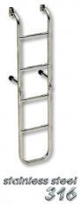 Badeleiter 5 stufig aus NIRO min. Spiegelhöhe 550 mm BBN3 Badeleiter 5 stufig aus NIRO min. Spiegelhöhe 550 mm BBN3