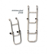 Badeleiter 4 stufig aus NIRO min. Spiegelhhe 440 mm BBN4