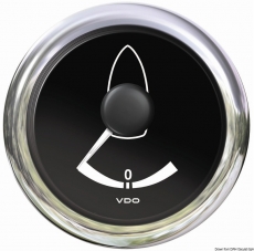 Anzeiger Ruderlage 3/180 ohm VDO ViewLine Farbe schwarz Anzeiger Ruderlage 3/180 ohm VDO ViewLine Farbe schwarz