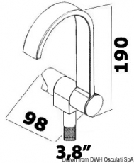 Wasserhhne STYLE, klappbar Nur Kaltwasser