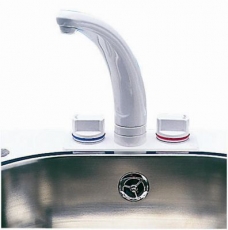 WHALE Wasserhahn mit Duschkopf Elegance kalt/warm