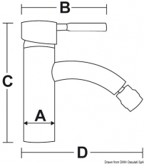 Diana Keramikmischer fr Bidet